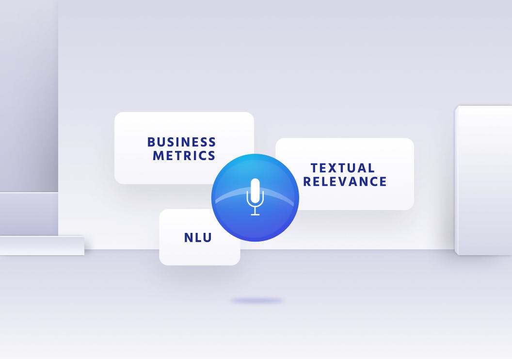 Enhance search experience by combining textual relevance and business metrics with NLP & NLU.
